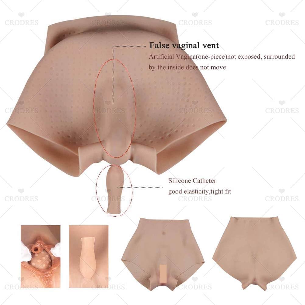 Silicone Panties Realistic Fake Vagina Panty Men's Hiding Gaff Briefs Crossdressing Apparel Male to Female