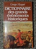 Dictionnaire des grands événements historiques