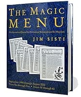 The Magic Menu: The International Journal for Professional Restaurant and Bar Magicians: Issures 31-60 September 1995 Through August 2000 B07LDWPYNL Book Cover