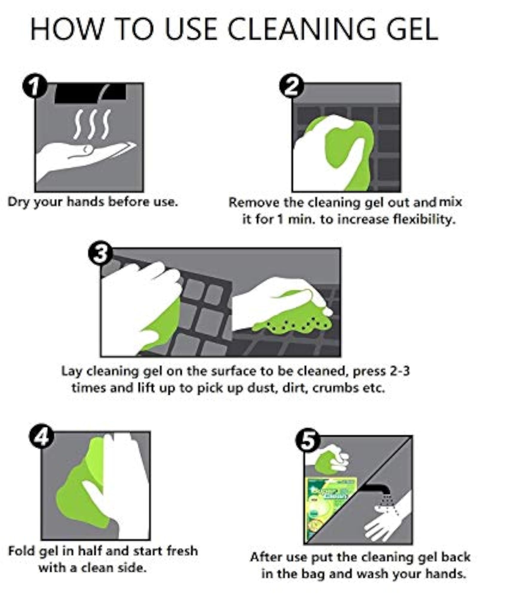 Multipurpose Reusable Cleaning Slime for Electronics