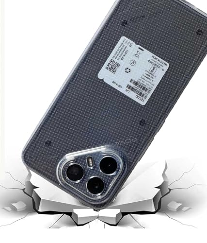 Image of Soft Silicone TPU Flexible Back Cover Compatible with Tecno Pova 7 Pro 5G