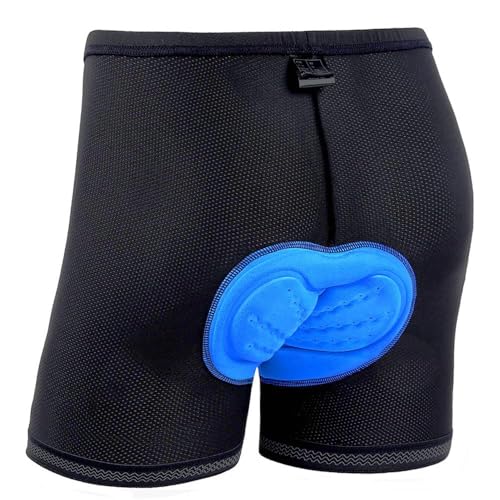 Image of Ohuhu Cycling Shorts for Men Padded Bike Shorts 3D Padding Mens Cycling Biking Underwear Black