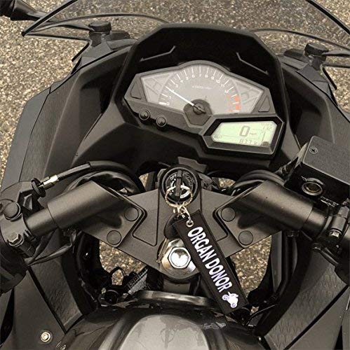 MotoLoot KeyChain for Motorcycles, Scooters, Cars and Gifts (Organ Donor) - Thumbnail 3