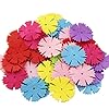 Carykon 3 Styles Craft Felt Flowers, Assorted Color, 160 Pcs #3