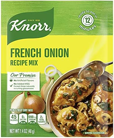 Knorr Soup Mix and Recipe Mix For Soups, Sauces and Simple Meals French Onion No Artificial Flavors 1.4 oz