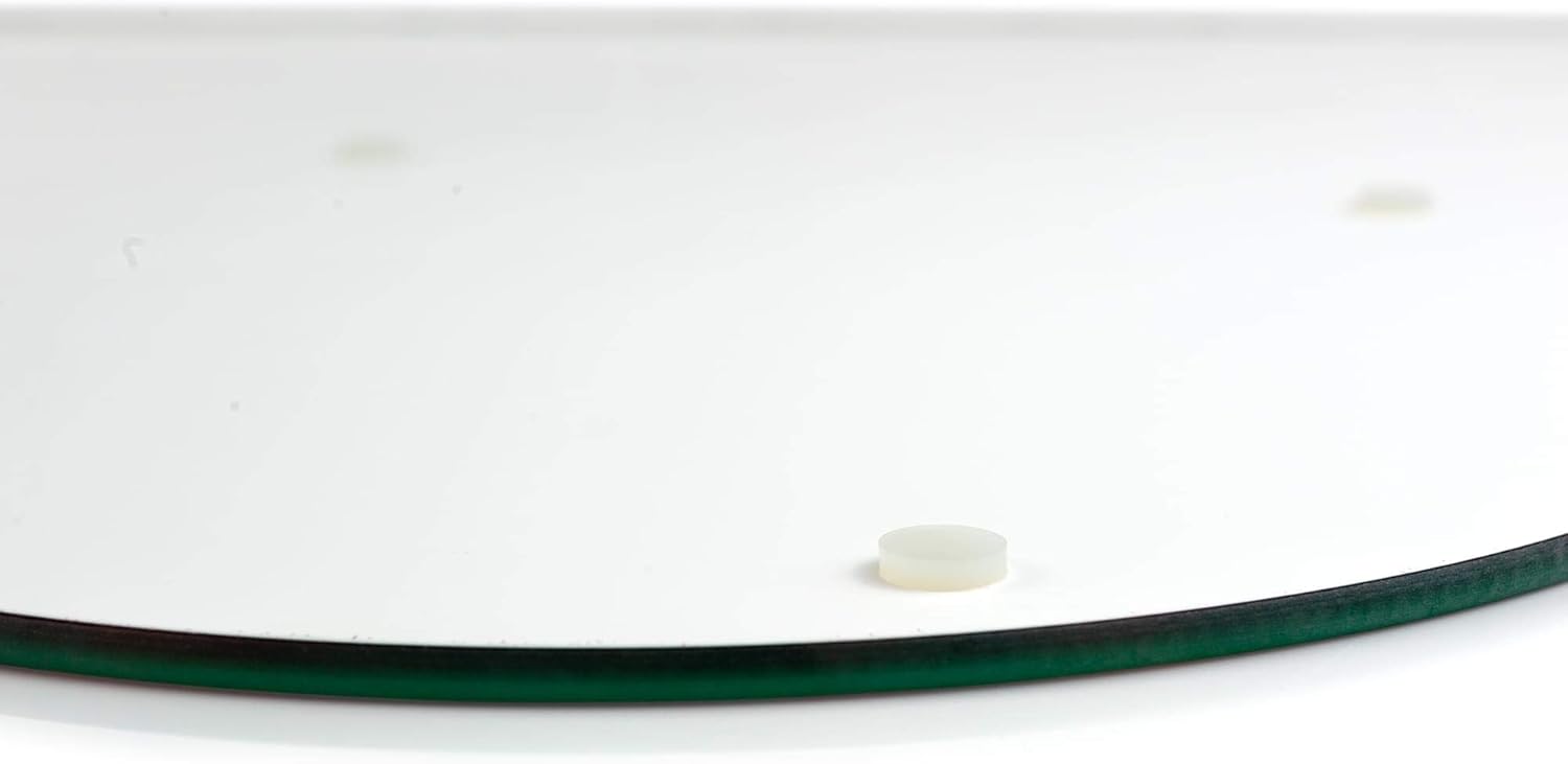 Marvel Avengers Captain America Shield Replica Cutting Board - 11 3/4 inch Round - Tempered Glass With Non-Slip Feet - Officially Licensed - Kitchen Decor Gift for Adults, Men, Women