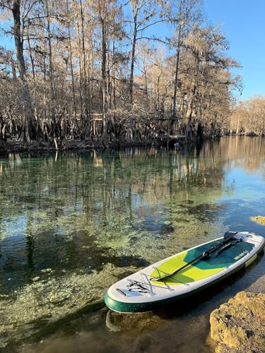 Image of Roc Inflatable Stand Up Paddle Board 10' 6 inch with Premium SUP Paddle Board Accessories, Wide Stable Design, Non-Slip Comfort Deck for Youth & Adults