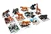 Curious Minds Busy Bags Montessori Safari Animal Match - Miniature Figurines with 2 Part Matching Cards