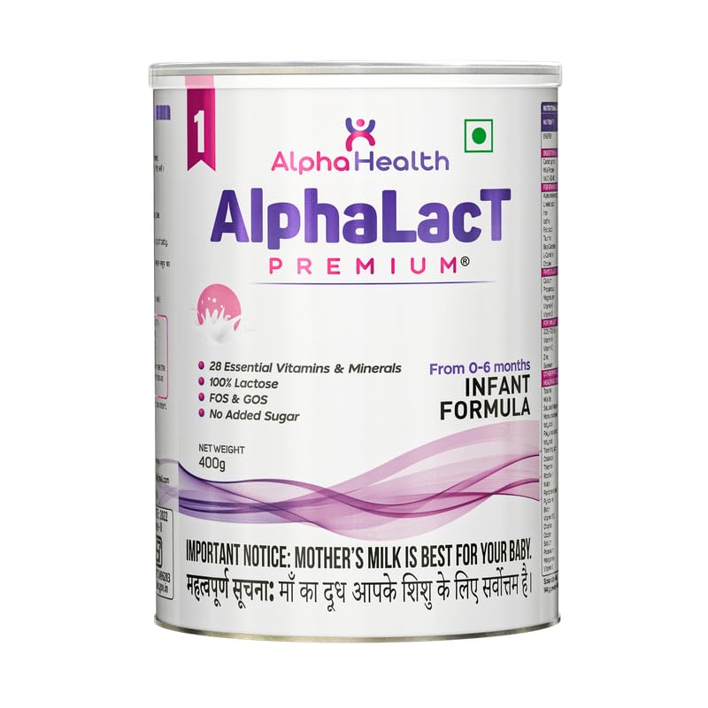 Alphalact Premium Stage 1 Infant Formula – 400g | For 0-6 Months | With Essential Nutrients for Healthy Growth-image-27