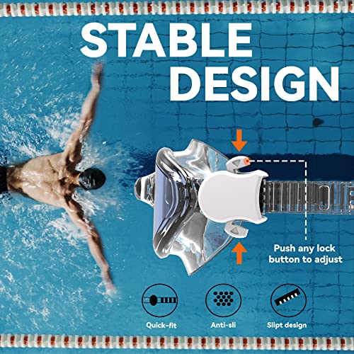 Whale Unisex-Adult Swim Goggles,Anti-Fog Swimming Goggles No Leaking For Men Women Youth, Clear Frame/Blue Lens #TOP3