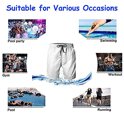 Men's Swim Trunks Quick Dry Board Shorts Swimming Trunks Beach Pants for Men2