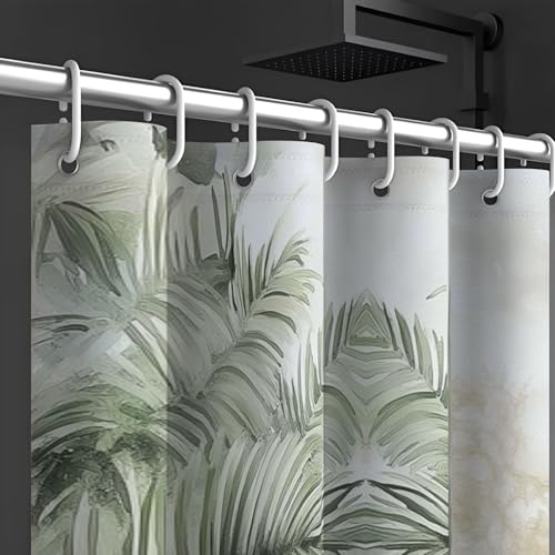 Rideau de douche imperméable pour éviter les éclaboussures au sol - 6