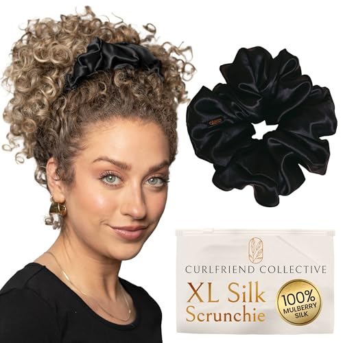 Curlfriend Mulberry Silk Scrunchies XL for Women