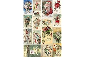 Rice Paper for Decoupage: Festive Christmas Spirit with Santa