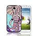 ABC Elephant Galaxy Star Pattern Case Cover for Samsung Galaxy S4 I9500