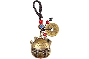 Japanese Lucky Cat Keychain