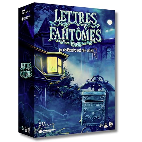 BORGOS Lettres Fantômes – Jeu de société enquête criminelle | Murder Party immersive rejouable | Jeu d’Ambiance à rôles Secrets | 2 à 12 Joueurs |...