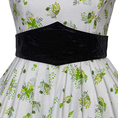 Gone With The Wind Scarlet Cosplay Costume Civil War Dress For Women (S, Floral) #TOP4
