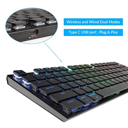 Buy Keychron K1 Mechanical Keyboard RGB LED Backlit Wireless Gaming