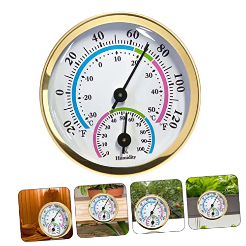 Toddmomy Thermometer elektronisch Hygrometer-Monitor raumklima zimmertermomer wanduhren Feuchtigkeitsmesser innen Heimhygrometer Temperaturanzeige Mini Weinschrank Indikator Messinstrument – Bild 4
