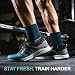 Horuru Mens Cushioned Ankle Running Socks, Moisture Wicking Athletic Quarter Hiking Socks for Work Gym Sports 6 Pairs