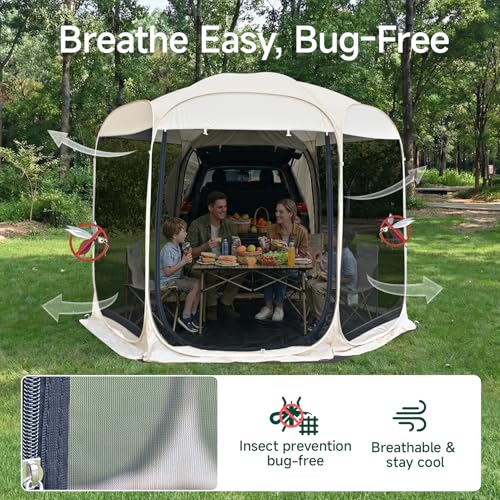 Alvantor 5 Person Pop Up SUV Tent