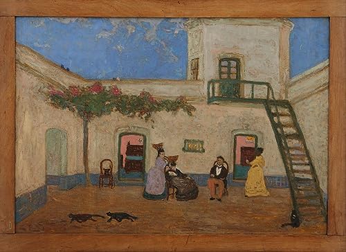 Peinture pour décoration salon Pedro Figari affiche artistique évocatrice sur toile