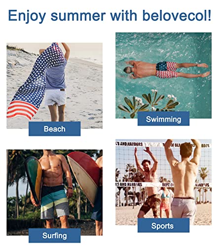 Belovecol Bathing Suits For Men 3D Print Colorful Smoke Swim Trunks Beach Shorts Summer Board Shorts Xl #TOP4
