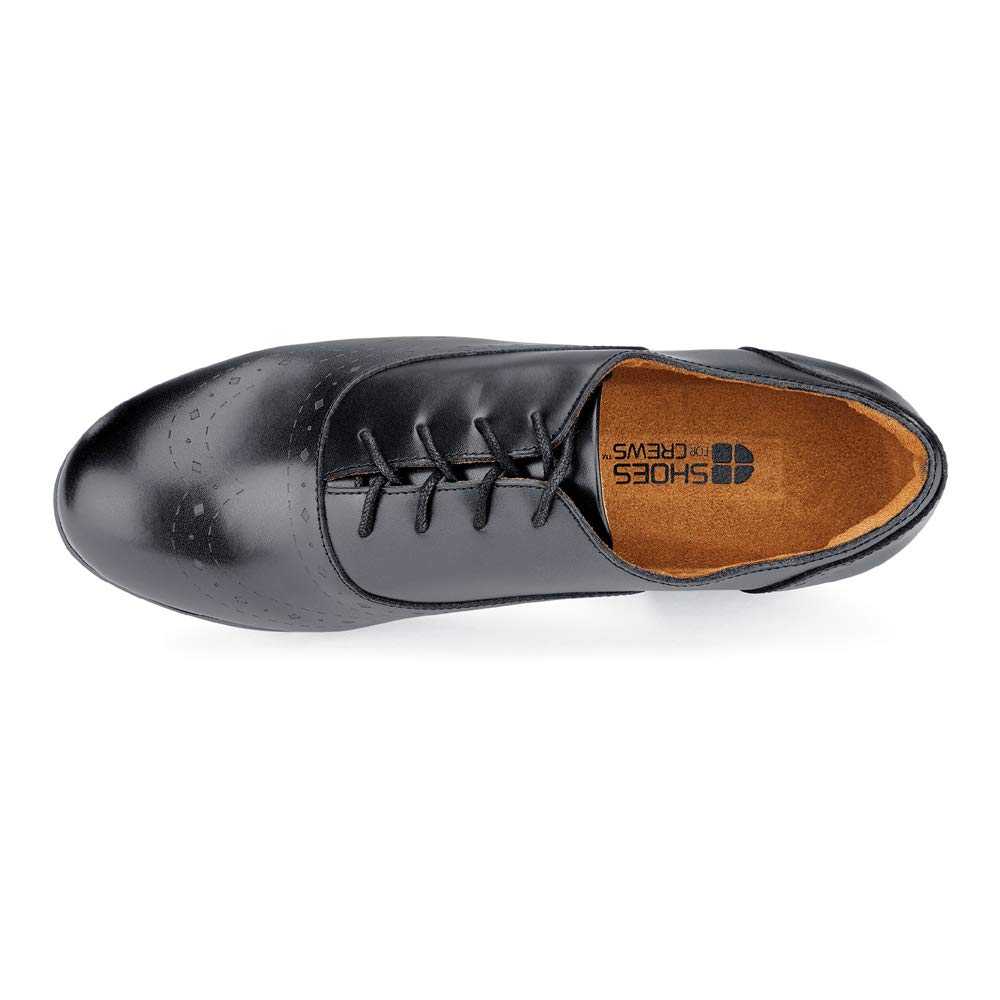 Shoes for Crews Chaussures Kora – Chaussures en Cuir Confortables, Semelles intérieures rembourrées, Semelle antidérapante, Style Classique pour Le Bureau – pour Femmes