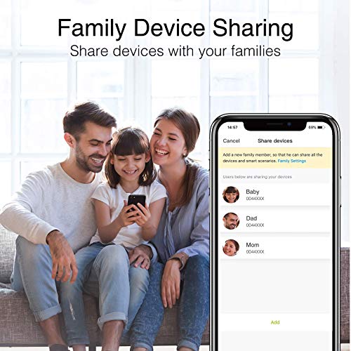 Smart plug, Gosund Mini Wifi Outlet Works with Alexa, Google Home, No Hub Required, Remote Control Your Home Appliances from Anywhere, ETL Listed,Only Supports 2.4GHz Network(4Packs) - Thumbnail 7