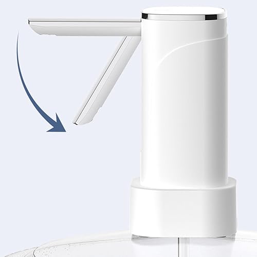 Miniatura 9 de Bomba de agua, dispensador de agua plegable, dispensador de cubo de agua de bombeo rápido, bomba de botella de agua con cable de carga USB para agua