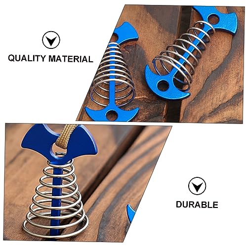 Carpas apuestas exterior cámping estaca de espina de pescado para suelo de madera 4