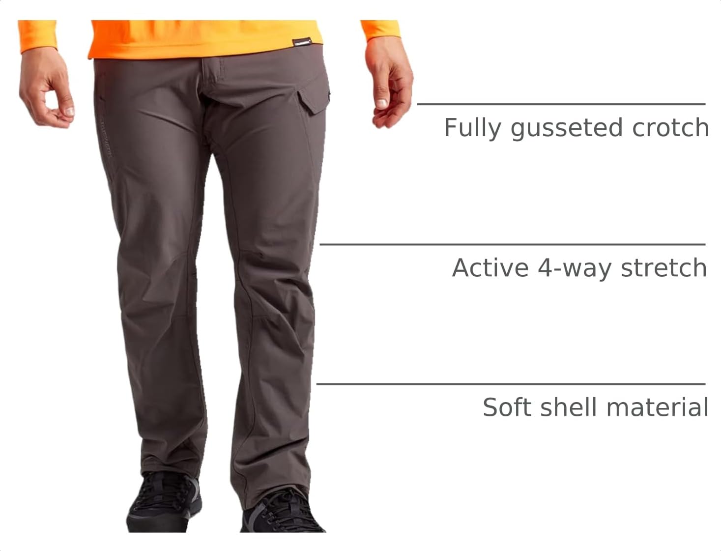 TRUEWERK Mens T1 WerkPant - Hot-Weather Lightweight Work Pants | Moisture-Wicking Quick-Dry 4-Way Stretch Softshell Relaxed Fit 9 Pockets product thumbnail 6