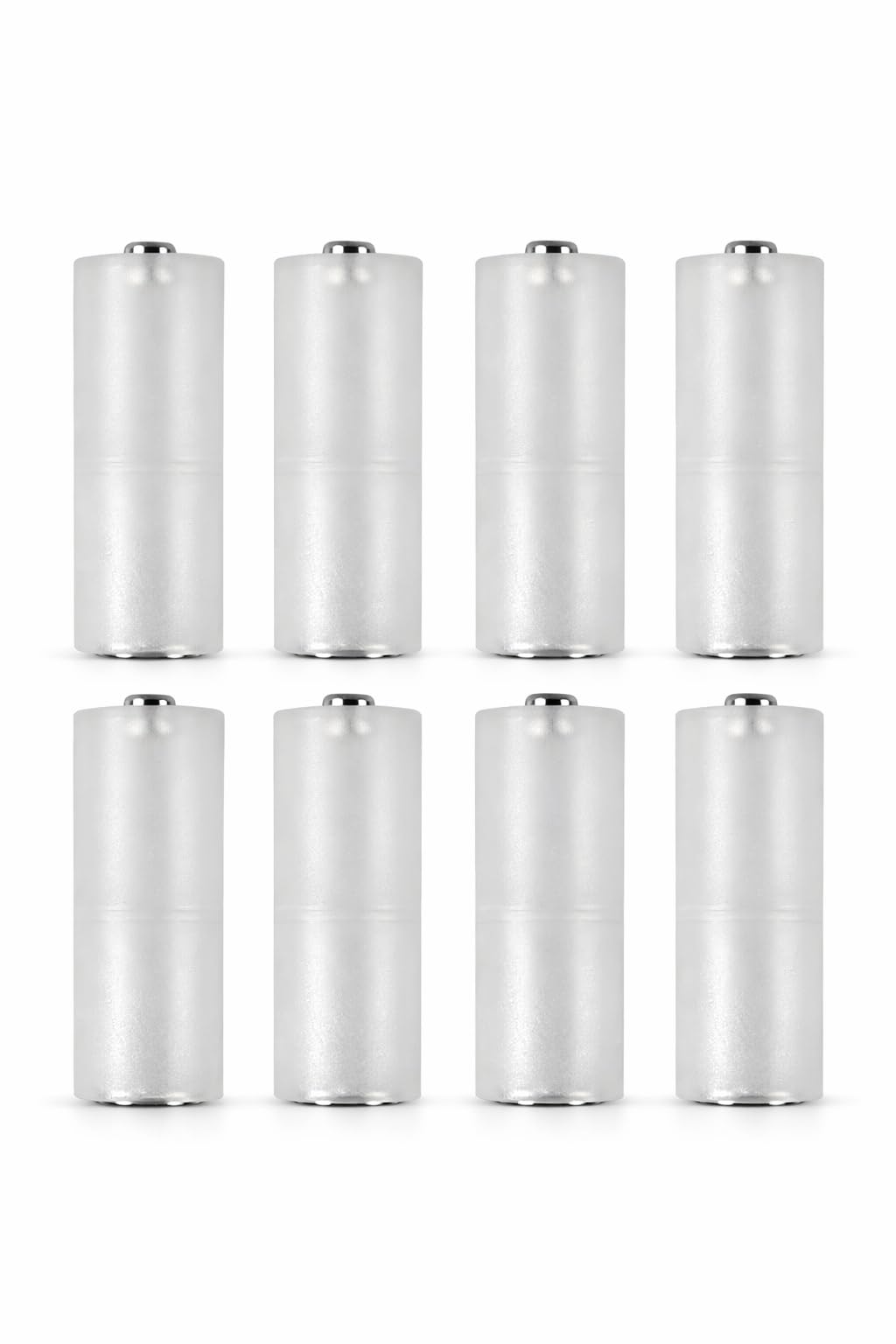 Just in Case ® AAA to AA Battery Converter Adapter Sleeves – Converts AAA Batteries to AA Size | Reusable Battery Holders for Remote, Toys, Clock & More (Pack of 8)
