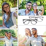 URAQT Blue Light Blocking Glasses, Women Men Fashion Computer Screen Gaming TV Phones Anti Eyestrain & UV Glare Glasses, Anti Glare Headache Eyes Strain Glasses with Blue Light Filters, 2Pack - Image 7