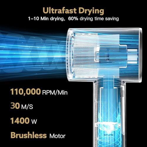 Secador moldeador 6 en 1 webeauty con motor de alta velocidad 3