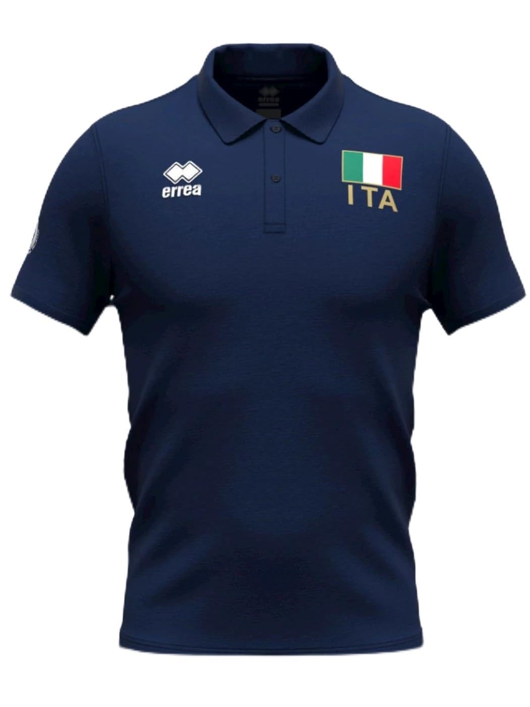 Errea Polo Nazionale Italiana Volley Polo Evo MC 24-25