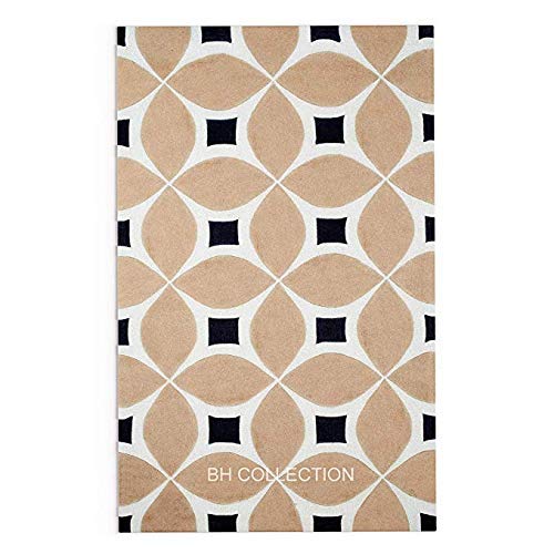 Image of Classical LOOKPLAIN Handmade Tufted Carpet with Super Soft & Pure Woolen Carpet for Your BEDROOMS & Living Room with 1 INCH Pile Height 4.0 X 6.0 FEET (120x180 CM) Multi