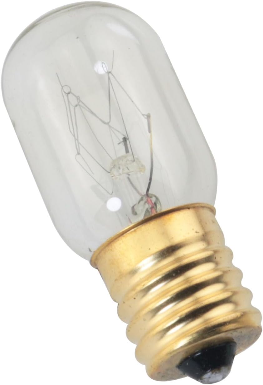 4pcs E17 Candelabra Base 15W Incandescent Salt Lamp Bulb, 130V Dimmable Appliance Light Bulb Home Sewing Machine Base Bulb
