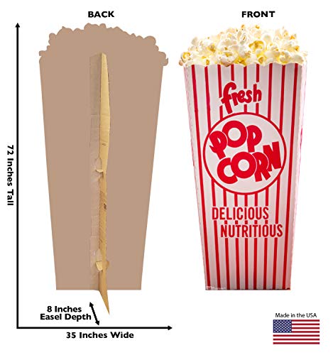 Image of Cardboard People Popcorn Box Life Size Cardboard Cutout Standup