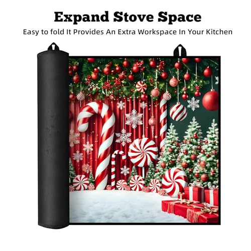 Image of Stove Top Cover for Electric Stove: 28''x20'' Stove Cover Elevate Your Kitchen Reliable Heat Protection,Non-Slip Kitchen Decor (MAI-H2411249)