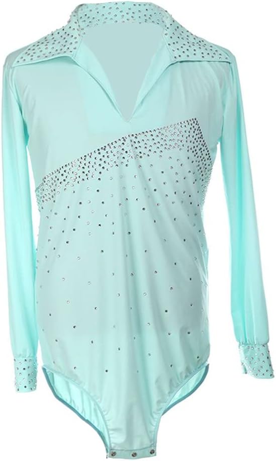 LIUHUO Men's Figure Skating Performance Costume Seven-Color Training Suit Top