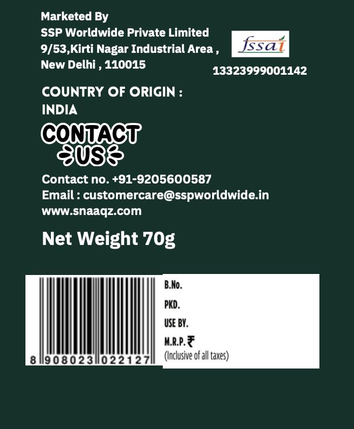 Image of SNAAQZ Cheese & Herbs Roasted Makhana | Savory & Crunchy Foxnut Snack | Rich Cheese Flavor with Aromatic Herbs | Gluten-Free |Roasted, Not Fried | High Protein | Healthy Superfood Snack (pack of 2)