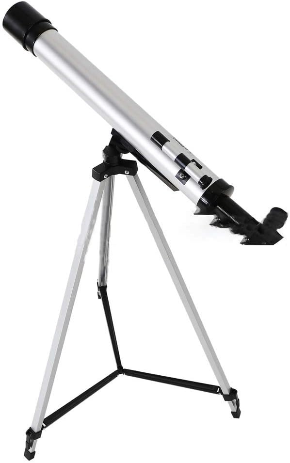 Refractor Telescope with Tripod & Finder Scope, Portable Telescope for Kids & Astronomy Beginners, Focal Length 600Mm, 9