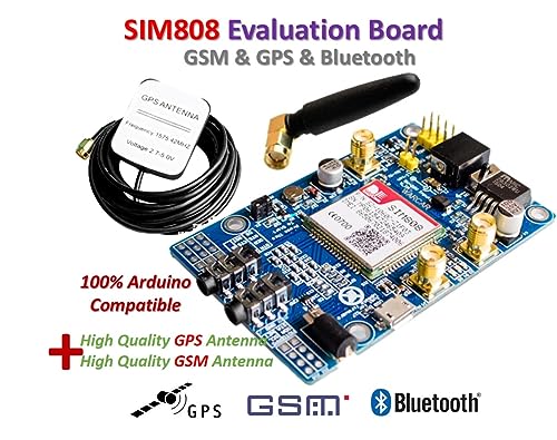 1pcs SIM808 GPRS GSM module GPS development board IPX SMA with GSM GPS antenna - Image 7