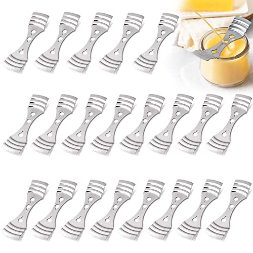Ericx Light Metal Candle Wick Centering Device 21 Pieces，Candle Wick Holder For Candle Making #TOP12