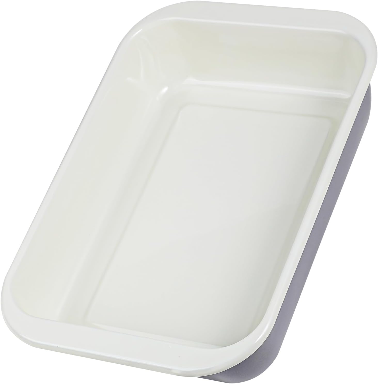 Webake Enamelware 9x13 Baking Pan with Lid, Oblong Cake Pan Enameled Steel Roasting Pan Baking Dish Lasagna Pan Food Containers