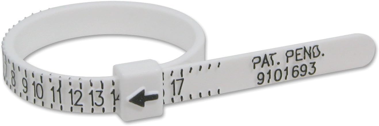 Ring Sizer Reusable Finger Sizer Gauge Measure Tool Jewelry Sizing Tools 1-17 USA Ring Size