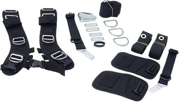 Diving Backplate Easy to Setup and Adjust Donut BCD Dir Harness Backplate Scuba