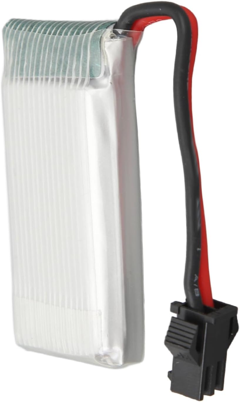 3.7V 500MAh RC Lithium Battery, 25C High Speed Lipo Battery with Black SM Plug, for X5C Drones